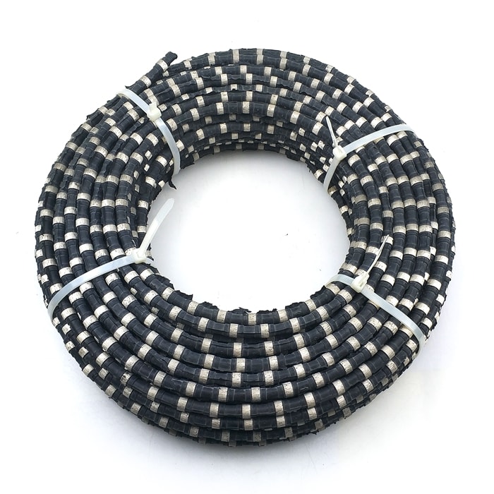 11.5mm Rubber Diamond Wire For Marble Quarrying