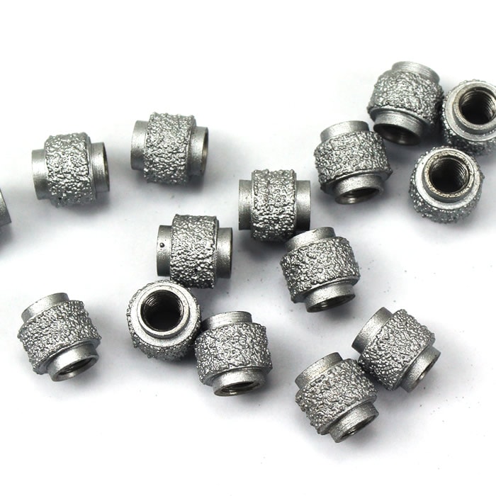 11mm Vacuum Brazed Diamond Wire Beads For Concrete Cutting