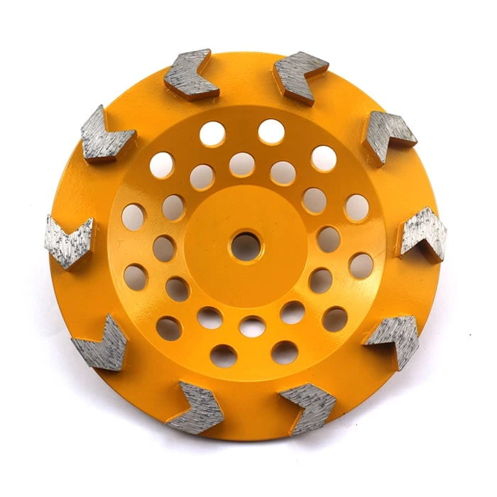 180mm Arrow Type Diamond Grinding Cup Wheel