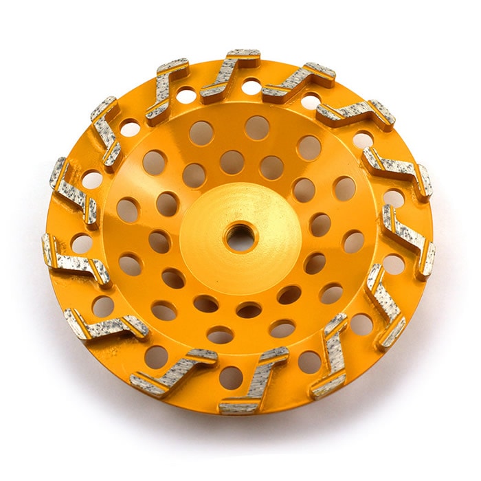 180mm S Shape Diamond Cup Wheel