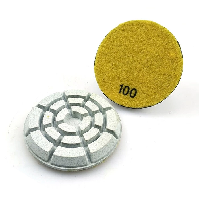 4 Inch Resin Diamond Polishing Pads For Concrete