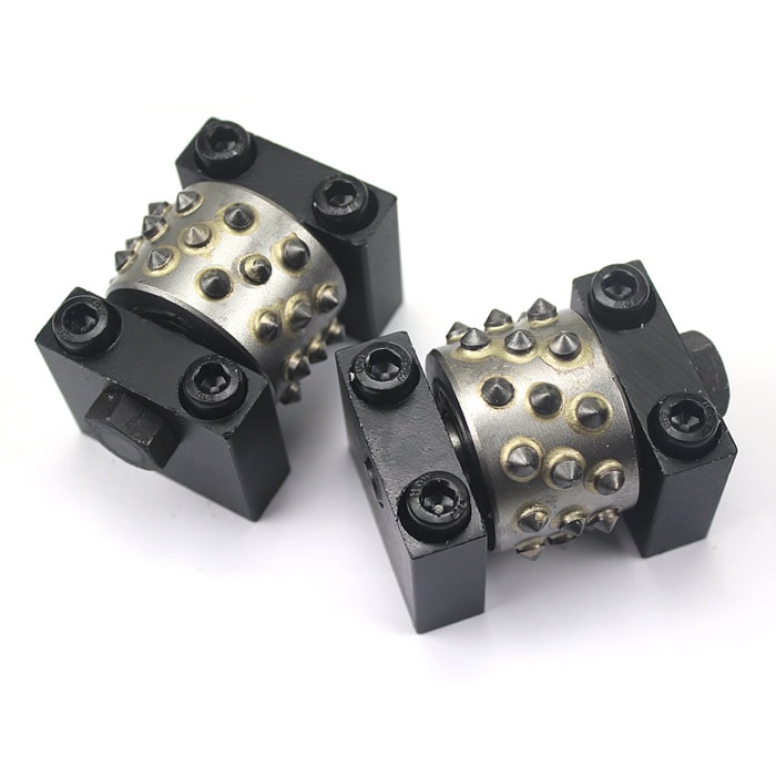 4.7/6/8mm Carbide Bush Hammer Rollers With 30 Teeth