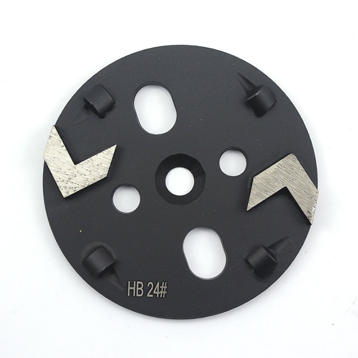 PCD tipo disco abrasivo de diamante redondo con segmentos de flecha de sacrificio