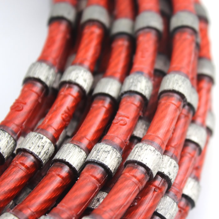 Red Plastic Diamond Wire For Granite Dressing