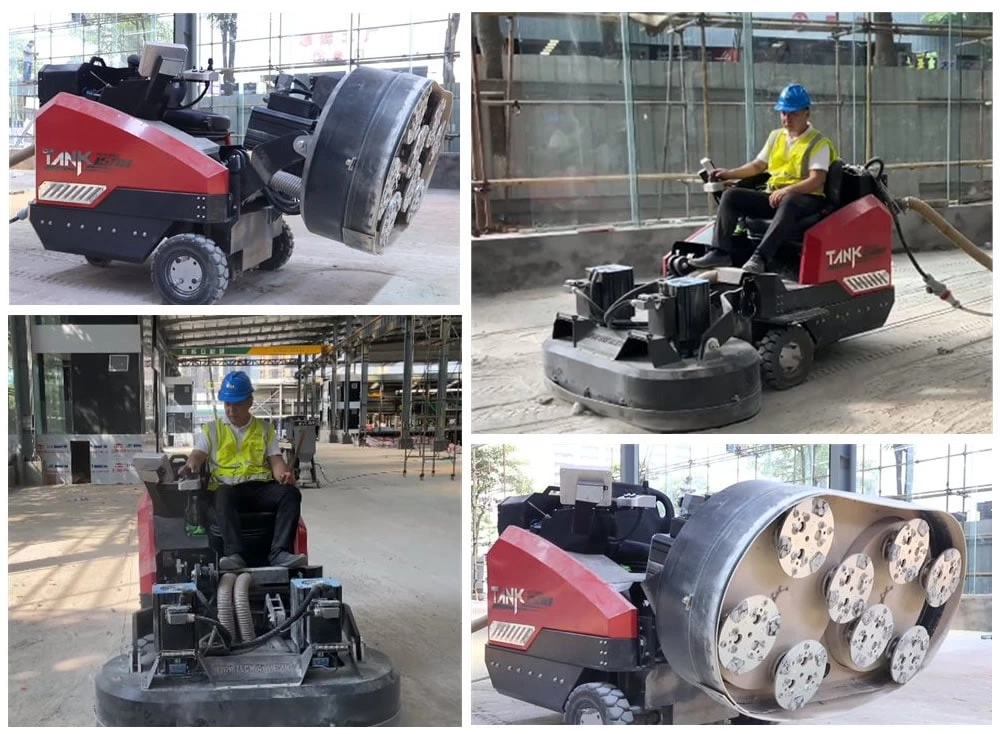 TANK1500 Ride-On Heavy Duty Concrete Floor Grinding Machine