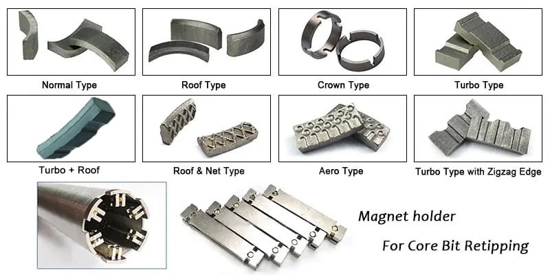 Core Bit Segments