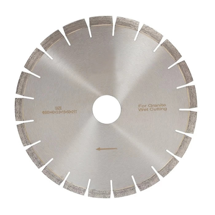 Disco de diamante para granito de corte en húmedo de 300 mm