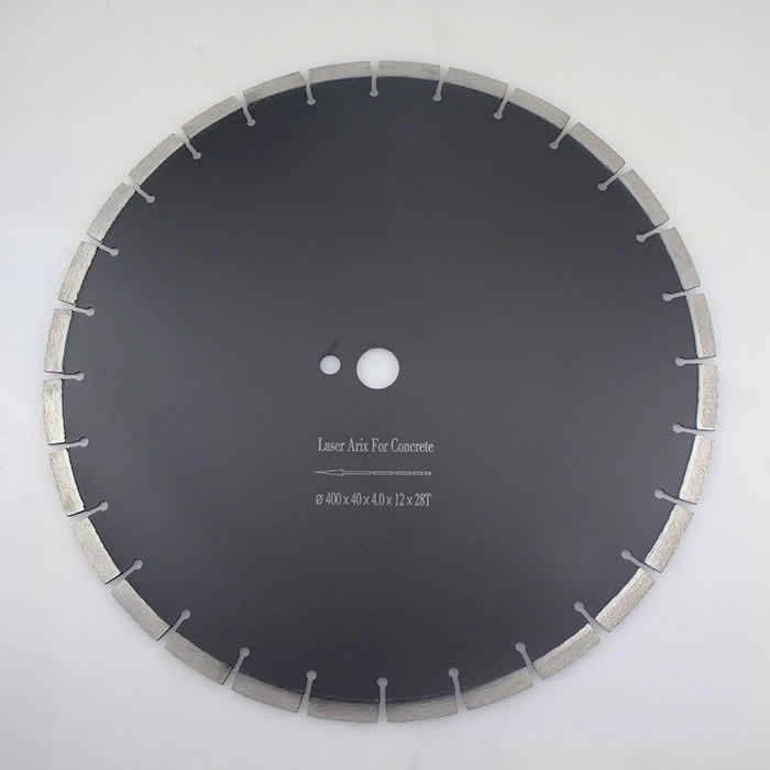 Disco de diamante para corte de hormigón con láser Arix de 400 mm