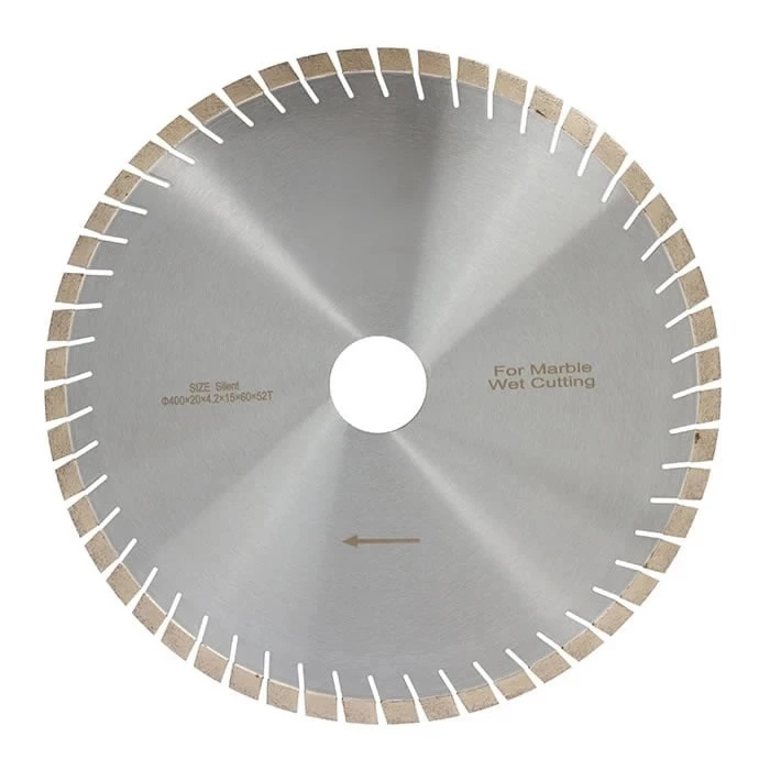 400mm Silent Marble Cutting Blade With Inclined Teeth