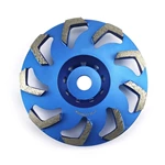 7 Inch V Shape Segmented Diamond Cup Grinding Disc