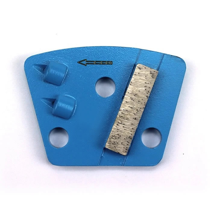 Trapezoid PCD Floor Coating Removal Tools With Segment Bar