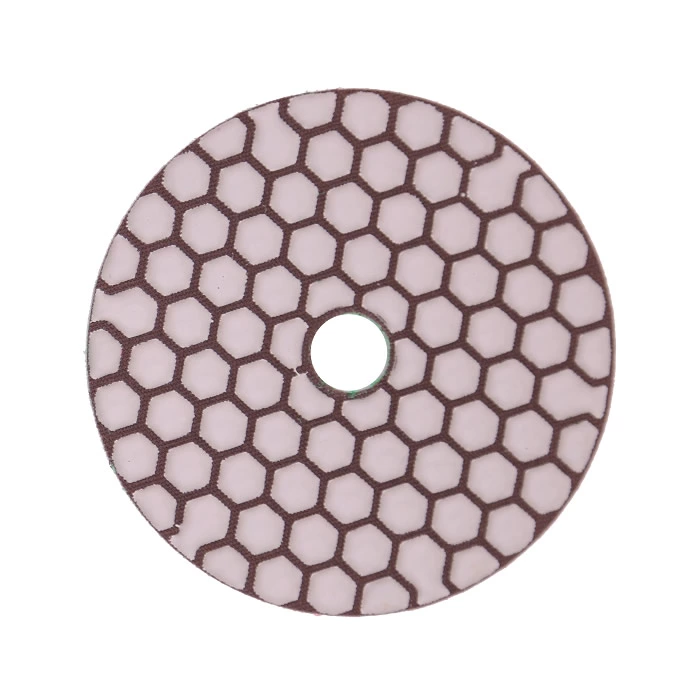 Hexagonal Dry Diamond Polishing Pads For Granite Marble Stones