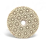 4 inch 3 steps sunflower shape diamond polishing pads