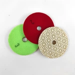 4 inch 3 steps sunflower shape diamond polishing pads