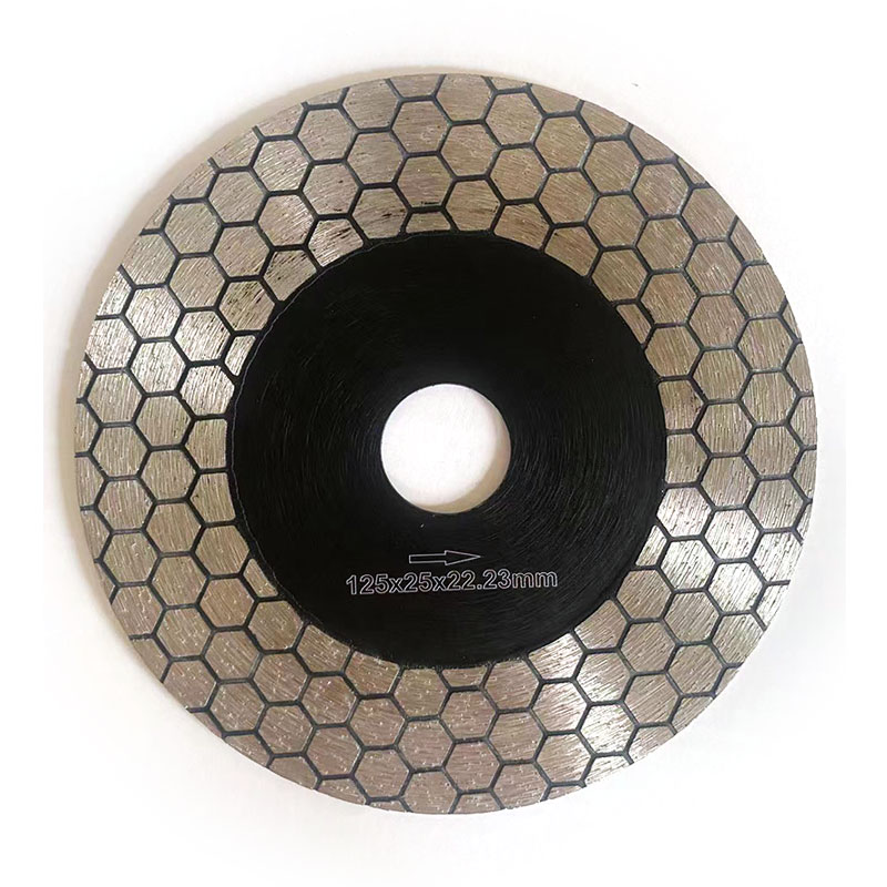 Disco de corte de diamante con amoladora angular de 125 mm para mármol de porcelana y baldosas de cerámica