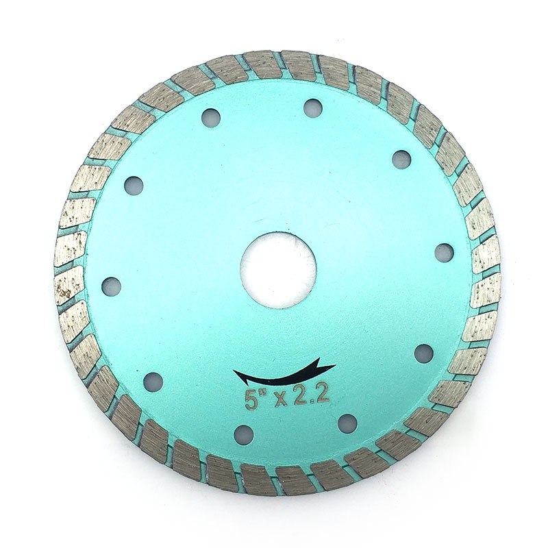 Disco de corte de diamante con borde Turbo de 5 pulgadas para uso general