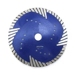 7 Inch High-quality Sintered Turbo Diamond Saw Blade With Protective Side Teeth