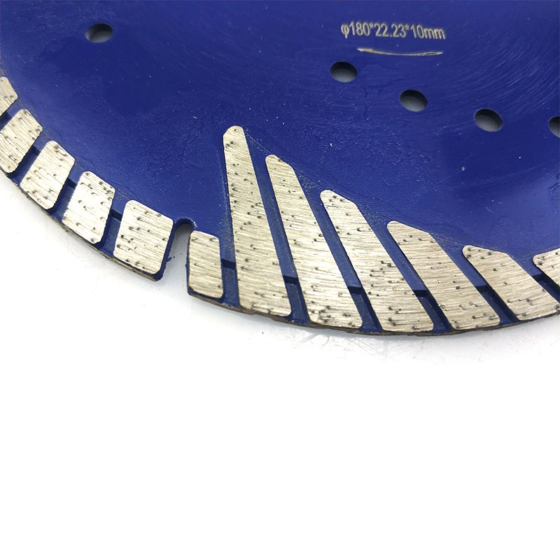 7 Inch High-quality Sintered Turbo Diamond Saw Blade With Protective Side Teeth