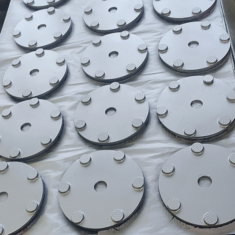 150 мм 6 сегментов вакуумной пайки алмазный шлифовальный диск для деревянного пола