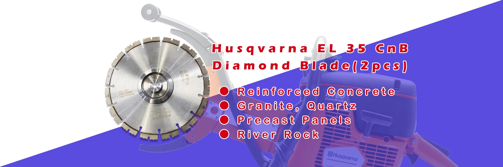 Husqvarna EL 35 CnB Diamond Blade(2pcs)